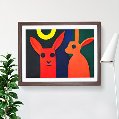 Abstract Hares - Single Picture Frame Print