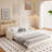 Pull Out Sofa Bed, 3-in-1 Convertible Sleeper Sofa with Side Storage-487529796