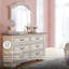 Commode double 6 tiroirs avec miroir Heraldas