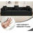 Boneless 117.6-Inch Convertible Folding Sofa Bed, Fixed-Shape Frame Floor Sleeper Sofa, Oversized Modular Sectional Couch With Chenille Upholstery For Living Room-1889925840