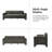 Werts Modern 84" Curved Chenille Sofa-1022560216