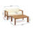 GENSER LOVESEAT & COFFEE TABLE