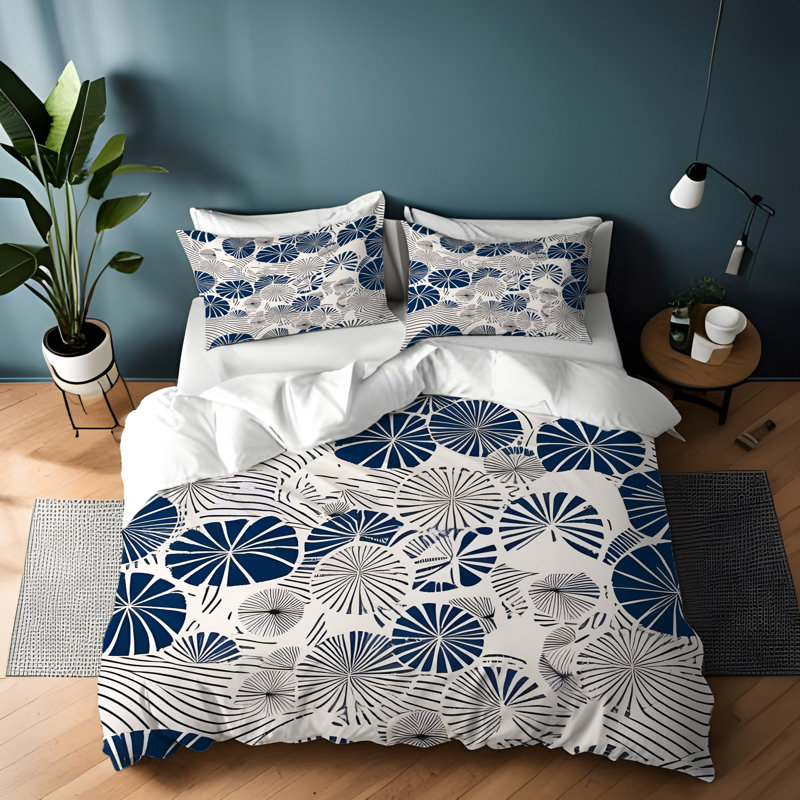 Literie , Housse de couette grand + 2 grandes taies décorat