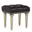 Hollywood Swank Leather Vanity Stool-325364811