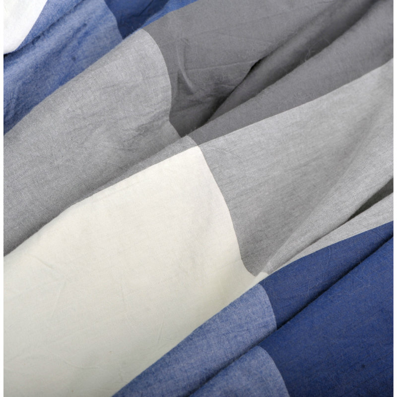 Polyester Duvet Cover with Pillow Shams Included, Queen Duvet Cover + 2 Standard Shams, Royal Blue