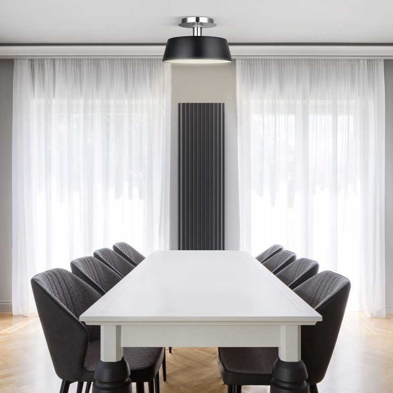 Ciersten LED Flush Mount, Black