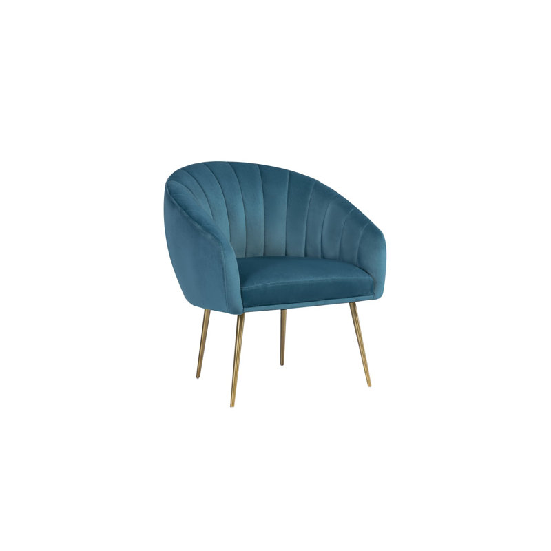 Jaylynn Upholstered Accent Chair, Teal