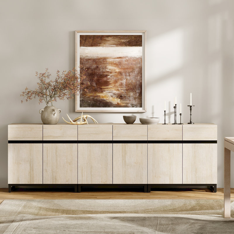 Aadam 94.5'' Sideboard, Beige