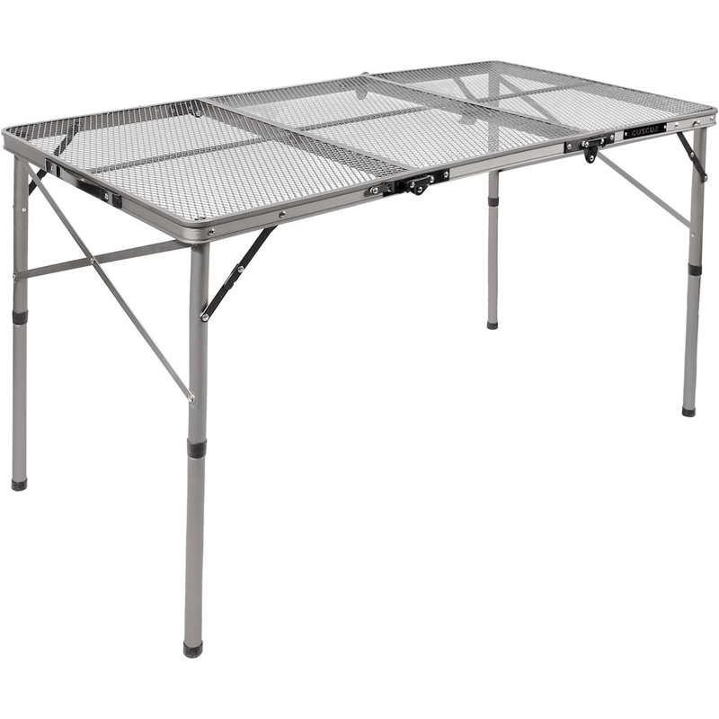 Keirrah Folding Outdoor Table for Grill, Silver, 24" W x 48" L x 28" H