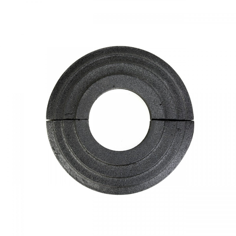 Rénovateurs alimentant des brides de radiateur noires avec plaque d'écusson en aluminium 1,25 po ID 3 po de diamètre extérieur IPS
