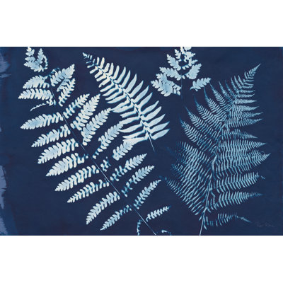 Nature By The Lake Ferns II by Piper Rhue - No Frame Print on Canvas