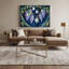 «Fruit Grape Moon Drops», art mural sur toile bleue-1879576276