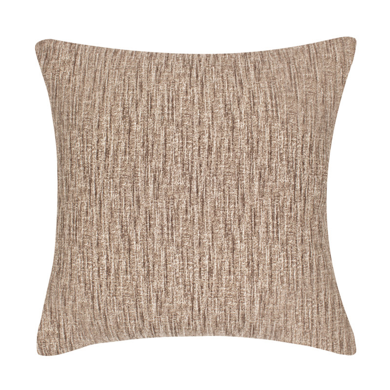 Housse et insert de coussin carré Vibe Diamond Luxury, Brun, Plumes