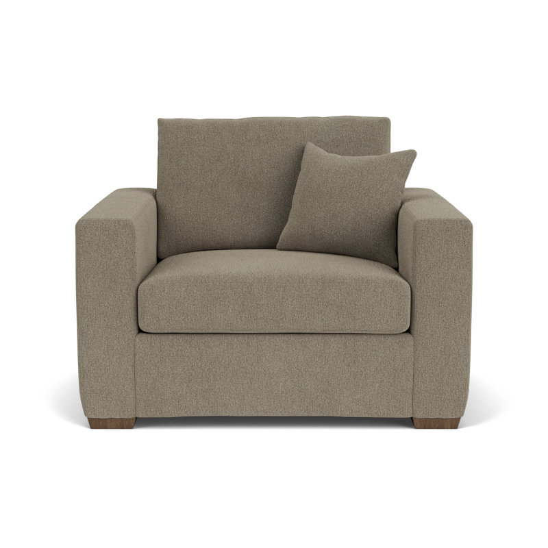 Chair And A Half, Gray Polypropylene/Olefin