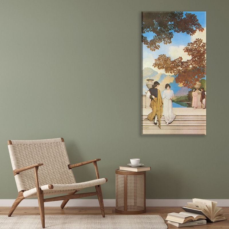 Panneau de toile tendue par Maxfield Parrish Gallery, H 40 po x l 28 po