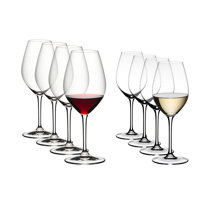 LEMONSODA Luxury Wine Glasses - Elegant Crystal Straight Edge Design -  Enjoy Red or White Wine + Coc…See more LEMONSODA Luxury Wine Glasses -  Elegant