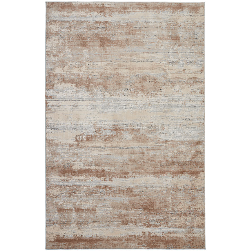 Comer Abstract Indoor Rug, Rectangle 3'11" x 5'11"