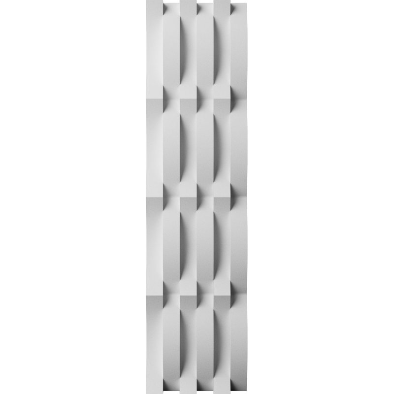 Carrelage mural sans couture de style Jordan de l 6 po x H 24 po x T 1 po EdgeCraft