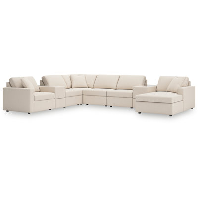 Canapé modulaire 8 pièces avec méridienne Modmax