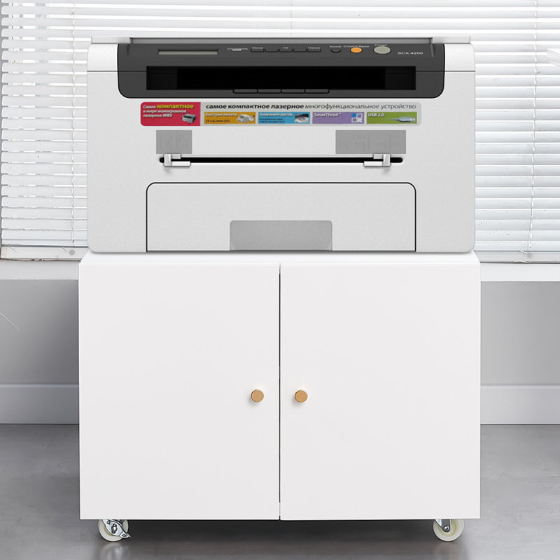 Meuble de bureau blanc, Blanc