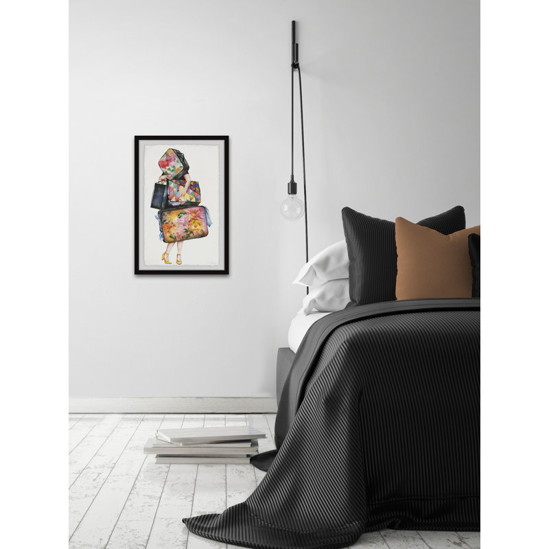 Excess Baggage by Parvez Taj - Single Picture Frame Painting, 61 cm H x 41 cm W