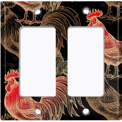 Plaque murale berçante Rooster
