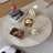 Modern Round Rock Panel Coffee Table-964849506-964849504