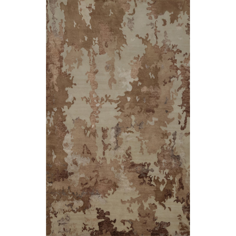 Tapis oriental abstrait style Gabbeh 5 x 7