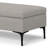 Rebecca 48"W Upholstered Coffee Table Storage Ottoman with Lift-Top Lid and Metal Legs