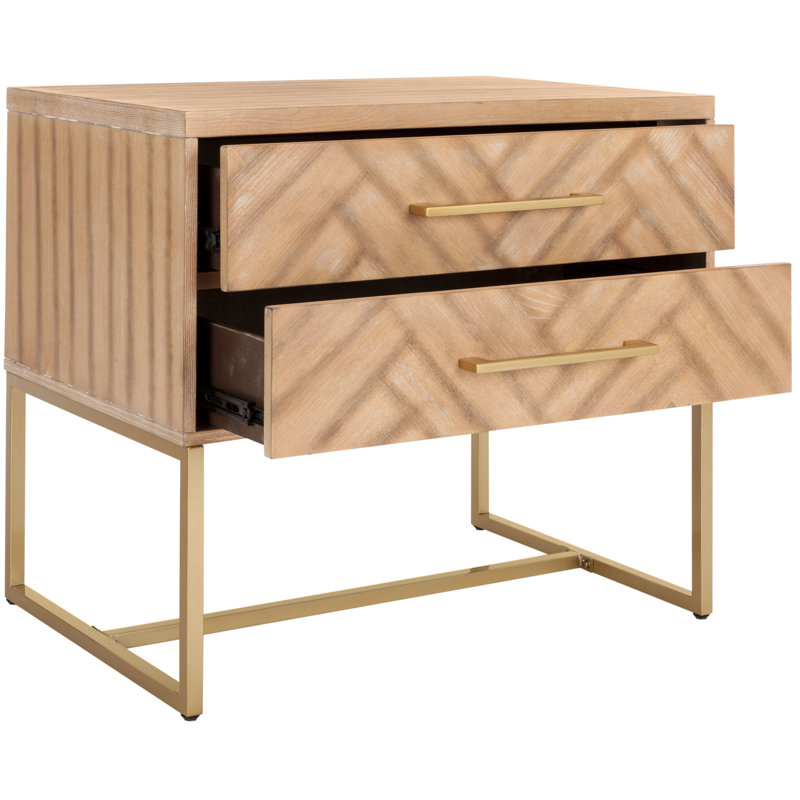Table de chevet 29,5 po Sheldon, Chêne