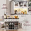 Garde-manger avec tablettes, portes et tiroirs