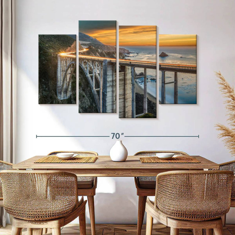 Lilie Bixby Bridge, paysage marin, H 42 po x l 68 po