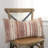 Striped Cotton Reversible Throw Pillow-289736991