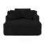 Canapé-lit rembourré en mousse de velours côtelé rembourré avec assise profonde Living Chair-720260031