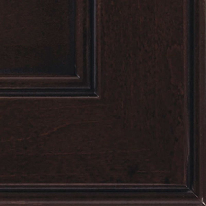 Échantillon de porte Addington, Cerisier, Espresso avec glacis noir