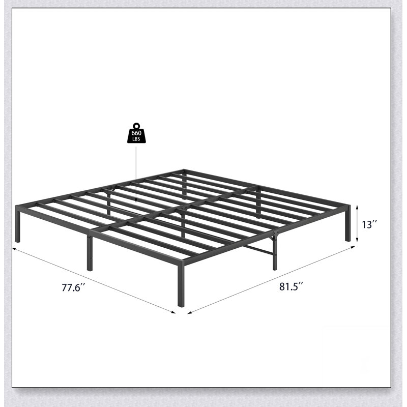 Metal Platform Bed Frame ,Sturdy Metal Frame