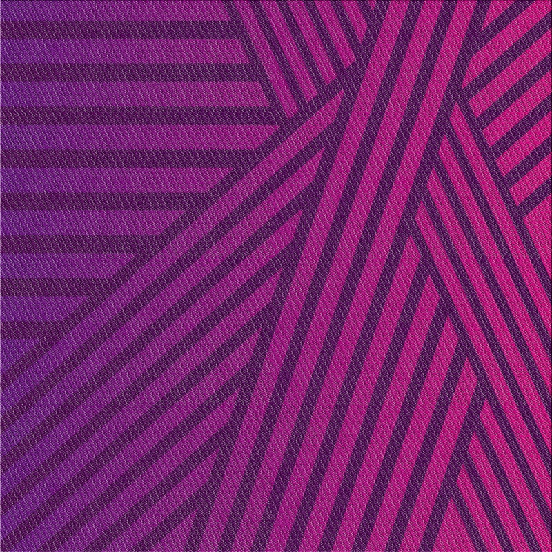 Tapis mauve Power Loom, Carré 6 pi