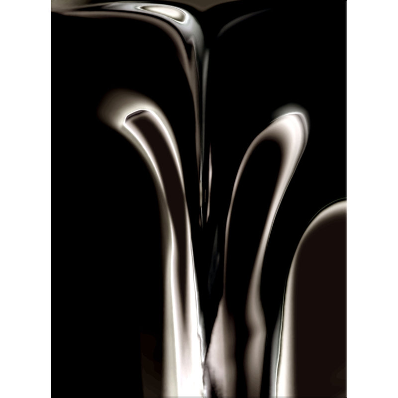 Pour - Smoke Print by Jeffrey Goodman