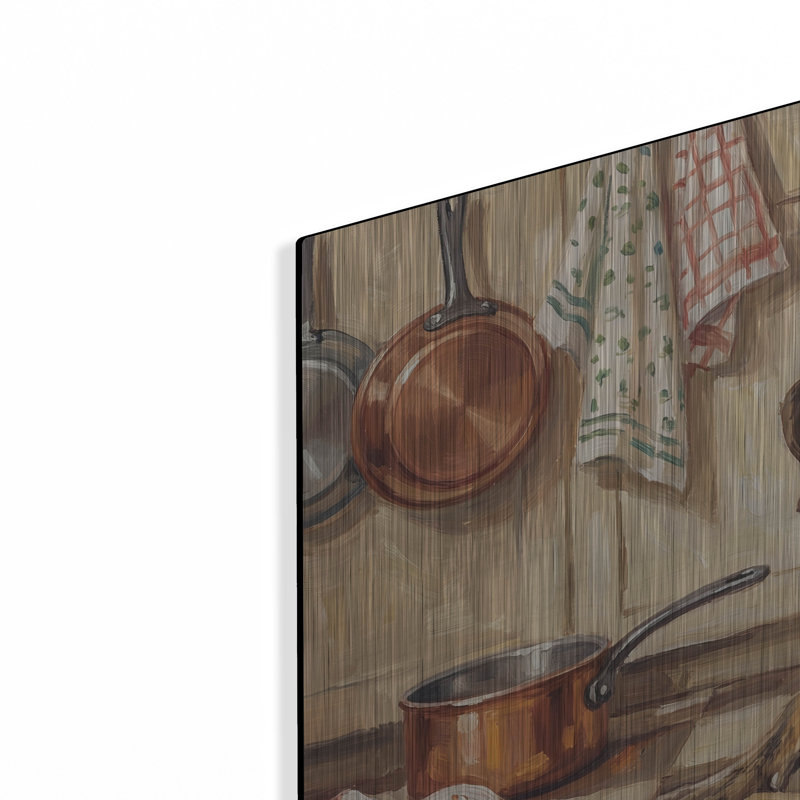  «Great Dan In The Kitchen» par Rich Monet, art mural en métal, 36 po x 24 po, 24" H x 36" W