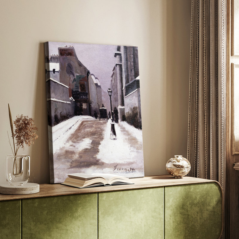 Paysage rétro CL XXXVII - galerie Cavas, H 36 po x l 24 po