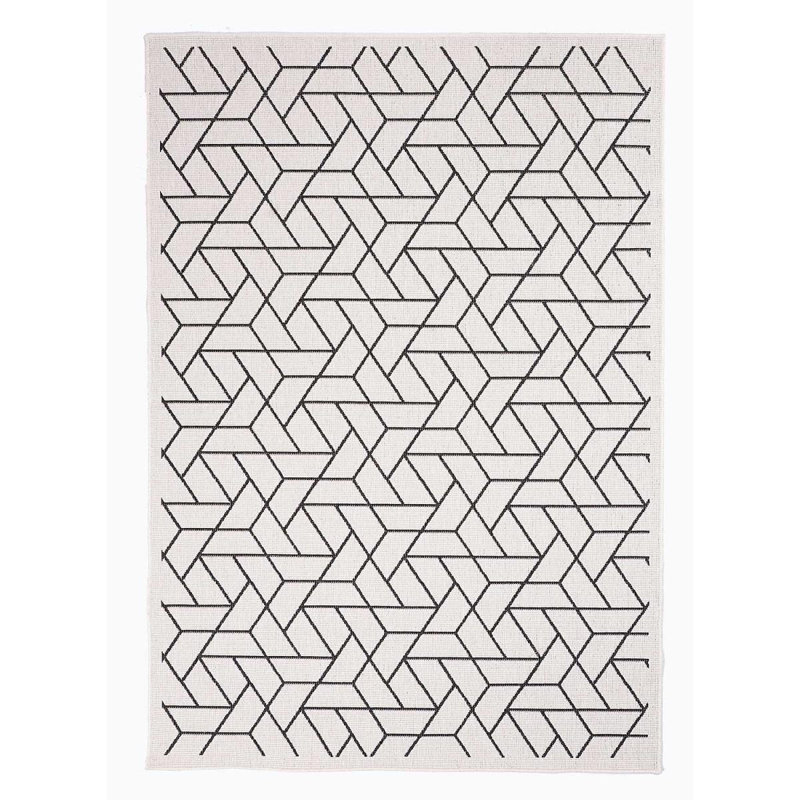 Momea Geometric Hand Woven Indoor / Outdoor Area Rug, Rectangle 140 x 200cm