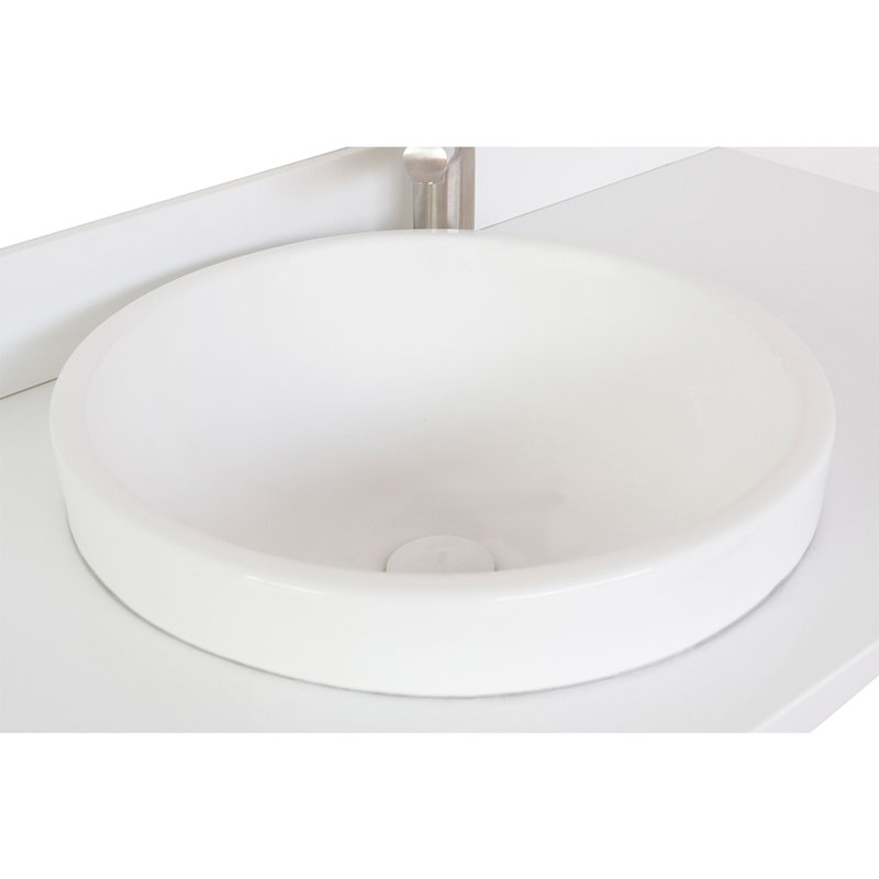 Plateau de meuble-lavabo simple 31 po