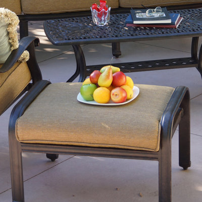 Lebanon Metal Outdoor Ottoman