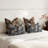 Vintage Floral Throw Pillow Covers. Soft Chenille Modern Farmhouse Decorative Cozy Cushion Covers（Pack of 2)-135148657-135148654