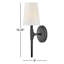 Beaumont 1-Light Wallchiere