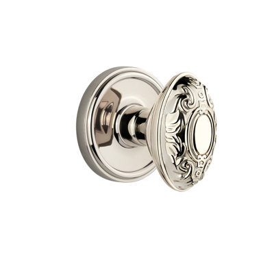 Grandeur Georgetown Rosette Privacy with Grande Victorian Door Knob