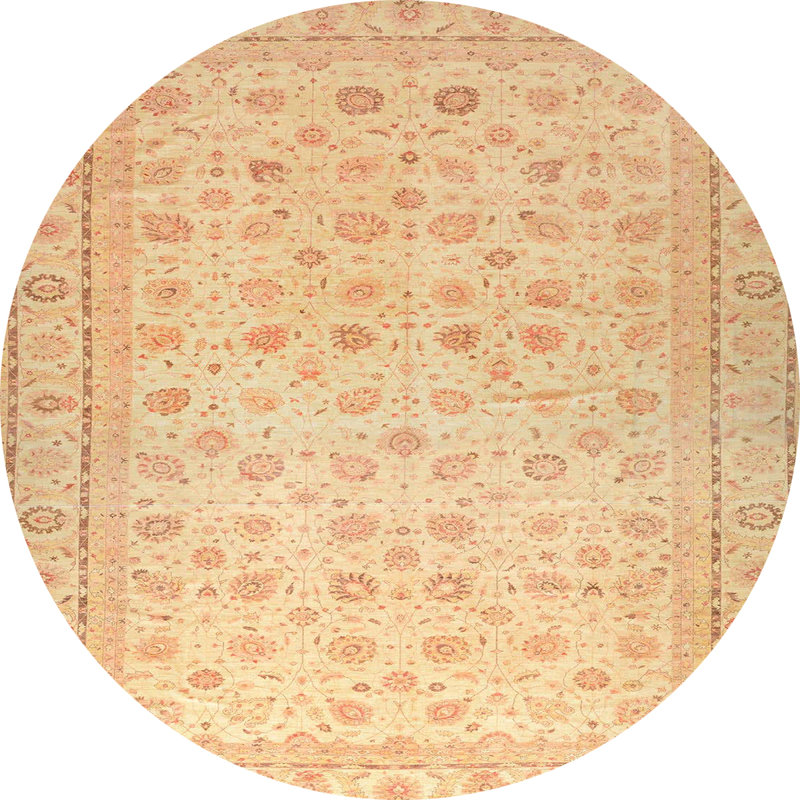 Tapis abstrait moderne 33, Rond 8 pi
