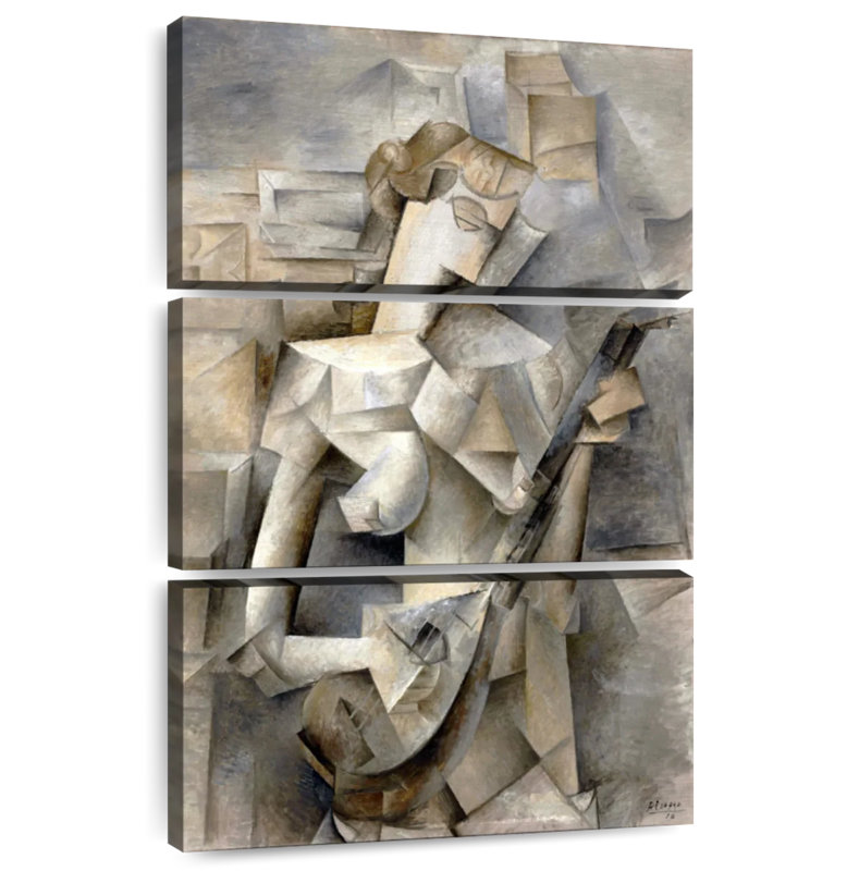 Avery Girl With A Mandolin, 57" H x 36" W