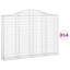 Bitha Silver Metal Arched Gabion Baskets-1085182907-1085182887