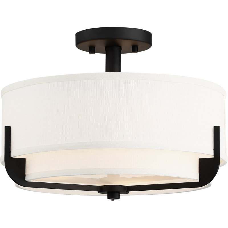 Marilyn Fabric Semi Flush Mount